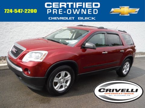 Red Jewel Tintcoat GMC Acadia SL AWD.  Click to enlarge.