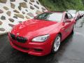 Front 3/4 View of 2015 BMW 6 Series 650i xDrive Gran Coupe #9