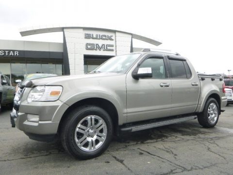Silver Birch Metallic Ford Explorer Sport Trac Limited 4x4.  Click to enlarge.