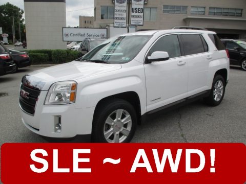 Olympic White GMC Terrain SLE AWD.  Click to enlarge.