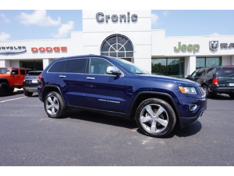True Blue Pearl Jeep Grand Cherokee Limited 4x4.  Click to enlarge.