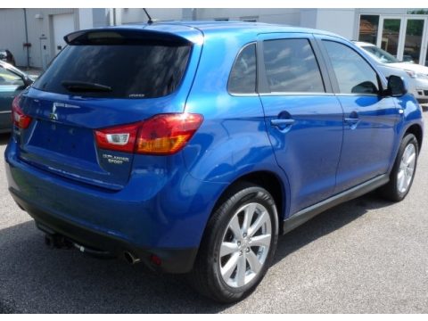 Octane Blue Mitsubishi Outlander Sport SE AWC. Click to enlarge. Octane Blue Mitsubishi Outlander Sport SE AWC. Click to enlarge.