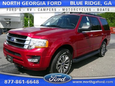 Ruby Red Metallic Ford Expedition XLT 4x4.  Click to enlarge.