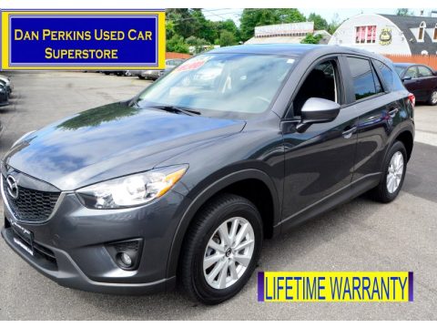 Meteor Gray Mica Mazda CX-5 Touring AWD.  Click to enlarge.