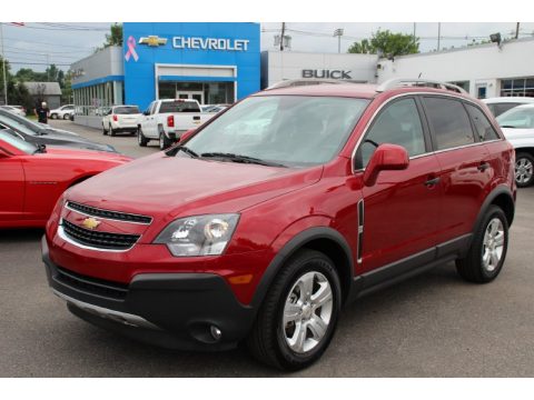 Crystal Red Tintcoat Chevrolet Captiva Sport LS.  Click to enlarge.