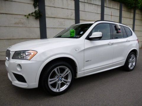 Alpine White BMW X3 xDrive35i.  Click to enlarge.