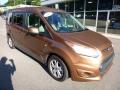 Front 3/4 View of 2014 Ford Transit Connect Titanium Wagon #2
