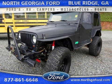 Black Jeep Wrangler SE 4x4.  Click to enlarge.