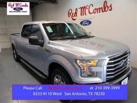 Ingot Silver Metallic Ford F150 XLT SuperCrew.  Click to enlarge.