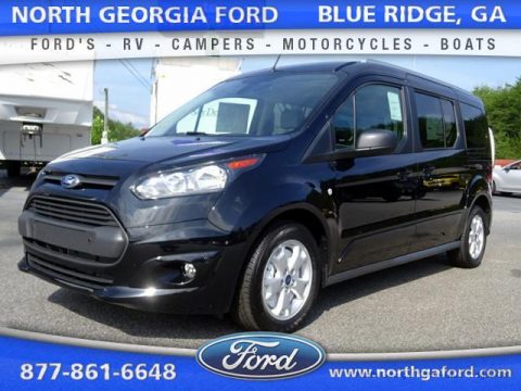 Panther Black Ford Transit Connect XLT Wagon.  Click to enlarge.