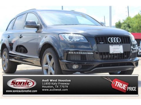 Orca Black Metallic Audi Q7 3.0 Prestige quattro.  Click to enlarge.