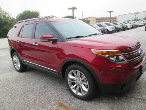 Ruby Red Ford Explorer Limited.  Click to enlarge.