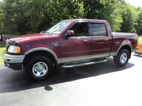 Burgundy Red Metallic Ford F150 XLT SuperCrew 4x4.  Click to enlarge.
