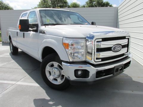 Oxford White Ford F250 Super Duty XLT Crew Cab.  Click to enlarge.