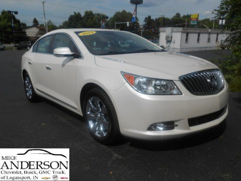 White Diamond Tricoat Buick LaCrosse FWD.  Click to enlarge.
