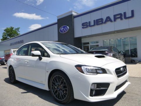 Crystal White Pearl Subaru WRX STI. Click to enlarge. Crystal White Pearl Subaru WRX STI. Click to enlarge.