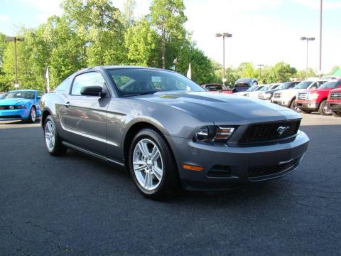 Sterling Grey Metallic Ford Mustang V6 Coupe.  Click to enlarge.