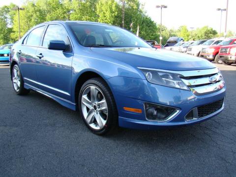 Sport Blue Metallic Ford Fusion Sport.  Click to enlarge.