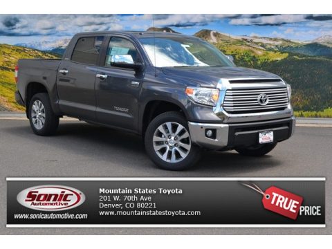 Magnetic Gray Metallic Toyota Tundra Limited CrewMax 4x4.  Click to enlarge.
