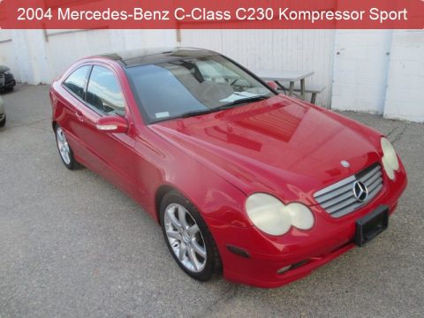 Mars Red Mercedes-Benz C 230 Kompressor Coupe.  Click to enlarge.