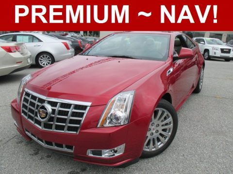 Crystal Red Tintcoat Cadillac CTS Coupe.  Click to enlarge.