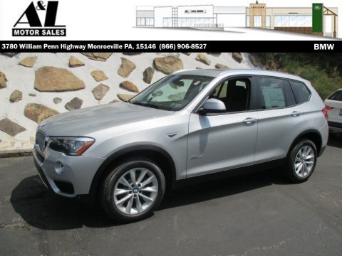 Mineral Silver Metallic BMW X3 xDrive28i.  Click to enlarge.