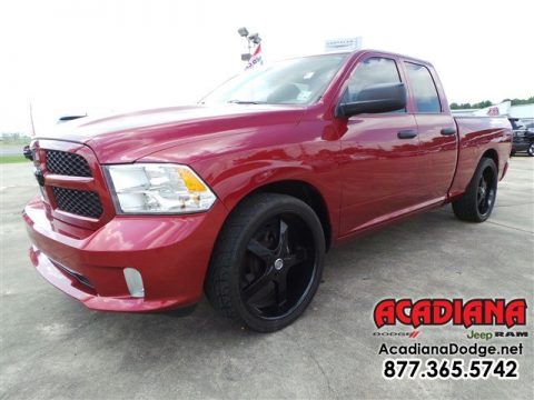 Flame Red Ram 1500 Tradesman Quad Cab.  Click to enlarge.