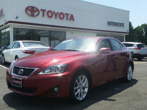 Matador Red Mica Lexus IS 250 AWD.  Click to enlarge.