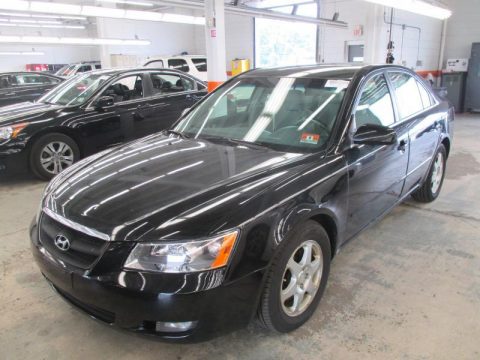 Ebony Black Hyundai Sonata GLS V6. Click to enlarge. Ebony Black Hyundai Sonata GLS V6. Click to enlarge.