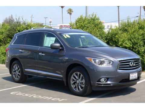 Diamond Slate Infiniti QX60 Hybrid AWD.  Click to enlarge.