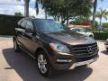 Front 3/4 View of 2013 Mercedes-Benz ML 350 4Matic #7