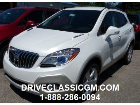 White Pearl Tricoat Buick Encore Convenience.  Click to enlarge.