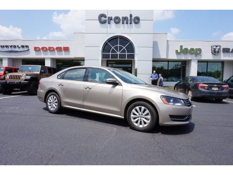 Titanium Beige Volkswagen Passat Wolfsburg Edition Sedan.  Click to enlarge.