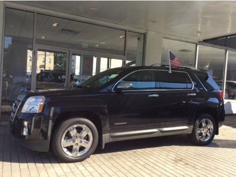 Carbon Black Metallic GMC Terrain SLT AWD.  Click to enlarge.