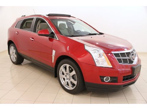Crystal Red Tintcoat Cadillac SRX Luxury.  Click to enlarge.