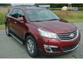 Front 3/4 View of 2016 Chevrolet Traverse LT #1