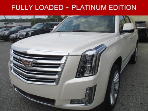 White Diamond Tricoat Cadillac Escalade ESV Platinum 4WD.  Click to enlarge.