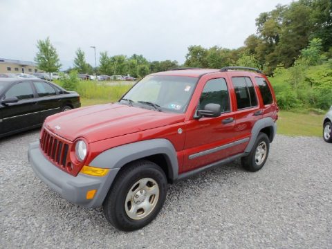 Flame Red Jeep Liberty Sport 4x4. Click to enlarge. Flame Red Jeep Liberty Sport 4x4. Click to enlarge.