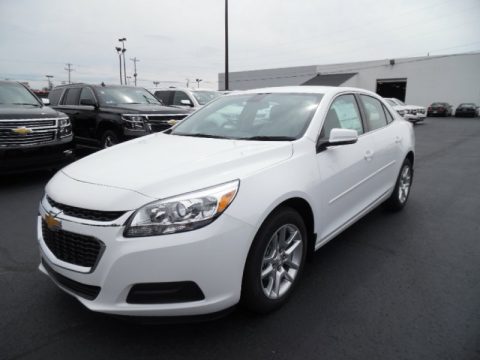 Summit White Chevrolet Malibu Limited LT.  Click to enlarge.