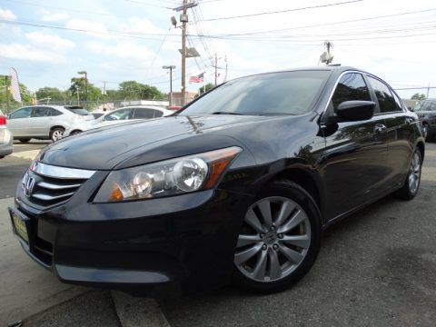Crystal Black Pearl Honda Accord EX Sedan.  Click to enlarge.