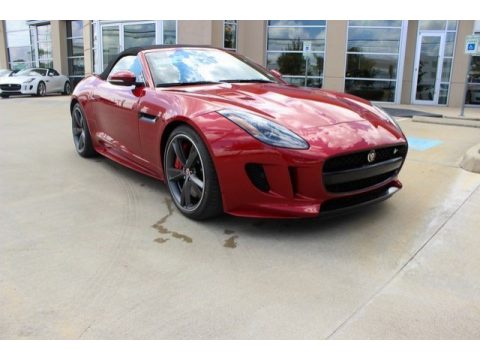 Italian Racing Red Metallic Jaguar F-TYPE R Convertible.  Click to enlarge.