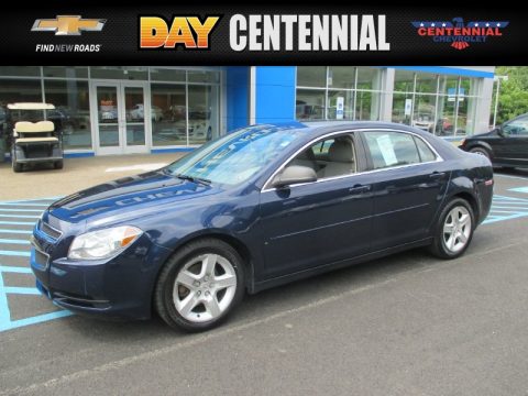 Imperial Blue Metallic Chevrolet Malibu LS.  Click to enlarge.