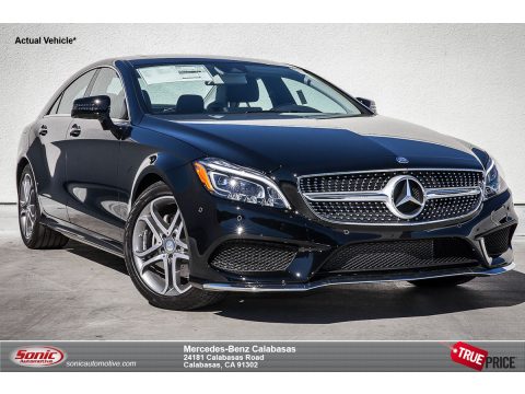 Black Mercedes-Benz CLS 400 Coupe.  Click to enlarge.