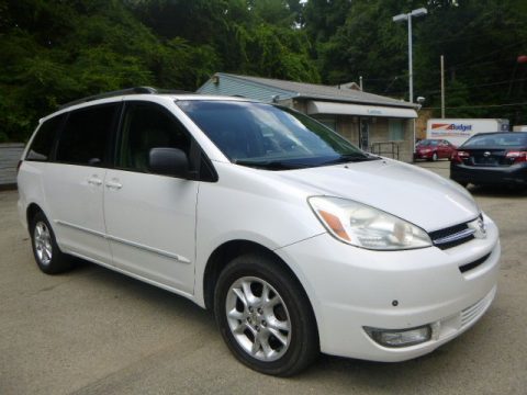 Natural White Toyota Sienna XLE AWD.  Click to enlarge.