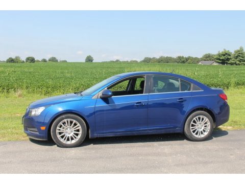 Blue Topaz Metallic Chevrolet Cruze Eco.  Click to enlarge.