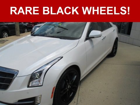 Crystal White Tricoat Cadillac ATS 2.0T Performance Sedan.  Click to enlarge.