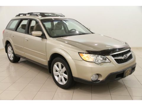 Harvest Gold Metallic Subaru Outback 2.5i Limited Wagon.  Click to enlarge.