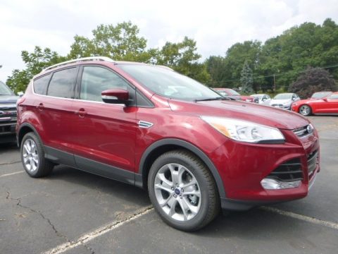 Ruby Red Metallic Ford Escape Titanium 4WD.  Click to enlarge.