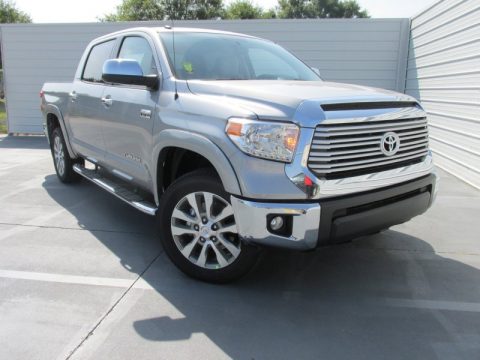 Silver Sky Metallic Toyota Tundra Limited CrewMax 4x4.  Click to enlarge.