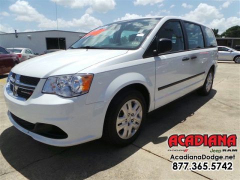Bright White Dodge Grand Caravan American Value Package.  Click to enlarge.